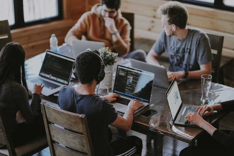 Team training session on AI tools